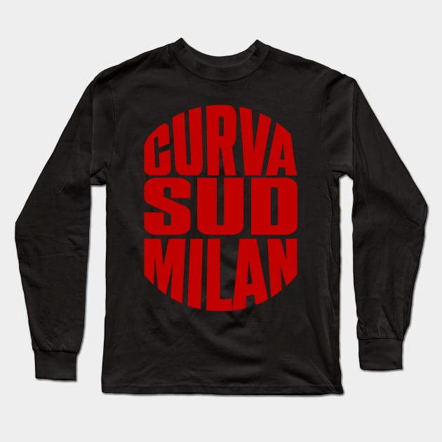 curva south milan Long Sleeve T-Shirt by lounesartdessin